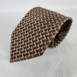 Jos A Bank NEW Brown Silk Necktie 60" X 3.5" Office Academia Prep Formal Wedding